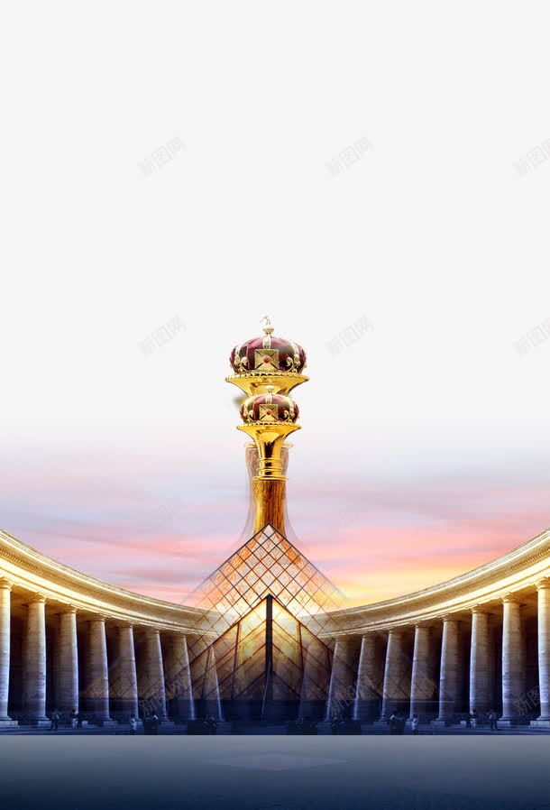 欧式建筑psd免抠素材_88icon https://88icon.com 房产建筑房产广告销售海报背景