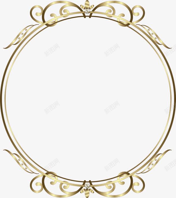 金色亮光欧式圆盘png免抠素材_88icon https://88icon.com 亮光 欧式 设计 金色