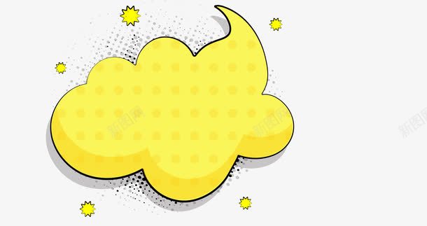 黄色漫画爆炸图png免抠素材_88icon https://88icon.com 信息爆炸 卡通风格 气泡 气球 流行艺术 漫画 爆炸 艺术 语音泡泡