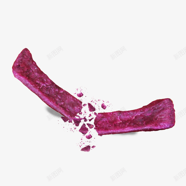 一根断裂的紫薯条插图png免抠素材_88icon https://88icon.com 免抠 地瓜干 断裂 淘宝 粉碎 紫薯 紫薯条 美食 薯条 设计