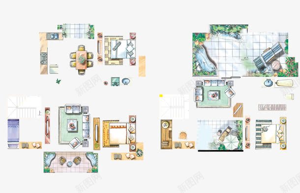户型图家具png免抠素材_88icon https://88icon.com 地产后期家居家具 地产家具 室内设计 家居装修 平彩图 平面户型图 平面户型图卧室床素材 彩平图 彩平图家具 户型图家具 户型家居 房地产家居摆设 装修家具 装修设计