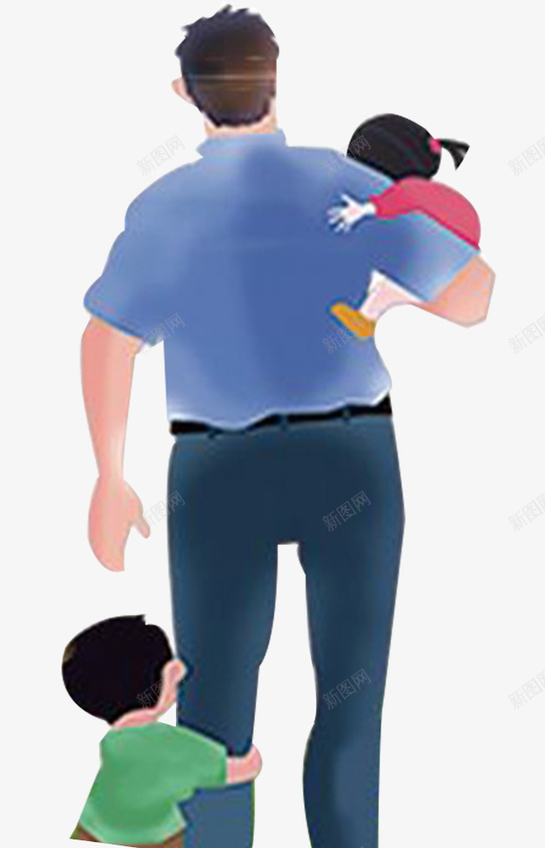 手绘可爱水彩人物插画父亲节插图png免抠素材_88icon https://88icon.com 人物插画 可爱 手绘 手绘可爱水彩人物插画父亲节插图爸爸背影免费下载 插图 水彩 父亲背影 父亲节插图 爸爸 爸爸抱着孩子的背影 背影