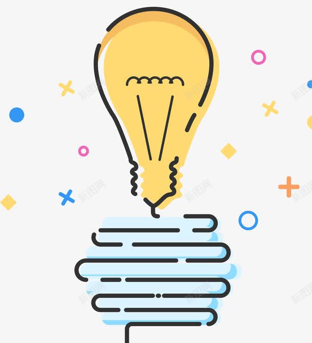 寻找闪亮的你灯泡png免抠素材_88icon https://88icon.com 寻找闪亮的你 手绘灯泡 招聘 灯泡 简约 黄色 黄色灯泡