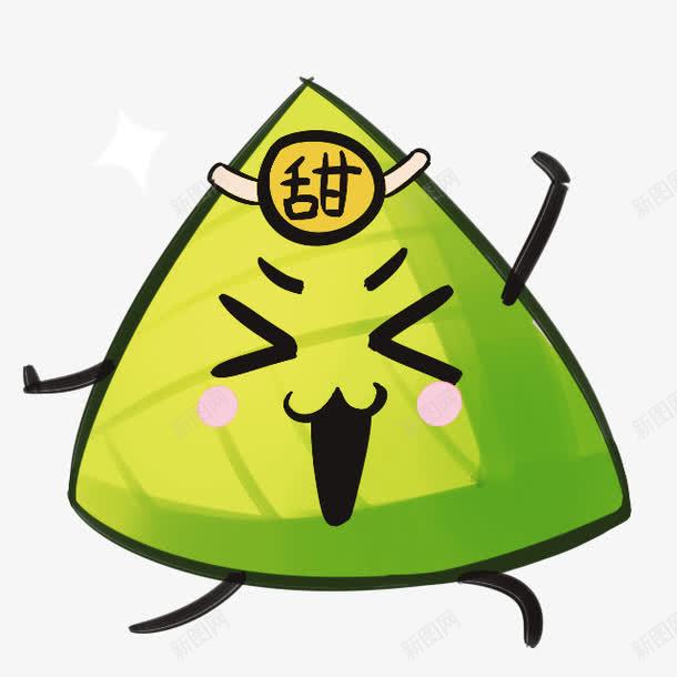 甜粽子表情卡通手绘png免抠素材_88icon https://88icon.com 元素 卡通 卡通表情 文化民俗 甜粽子 端午节 端午节元素 粽子 表情