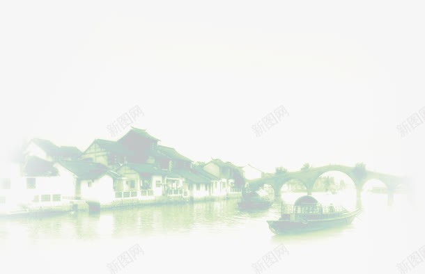 水墨山水端午节海报png免抠素材_88icon https://88icon.com 山水 水墨 海报 端午节