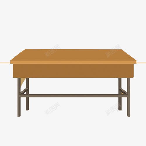 卡通简约小书桌png免抠素材_88icon https://88icon.com 书桌 卡通 原木 家具 小木桌 木制 木桌 桌子