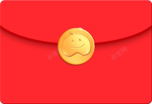 红色红包卡通金印png免抠素材_88icon https://88icon.com 卡通 红包 红色 金印