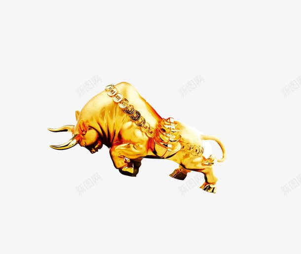 聚财金牛png免抠素材_88icon https://88icon.com 创意礼物 家居装饰 招财摆件 招财进宝 聚财 金牛 金色 金色装饰 金银财宝