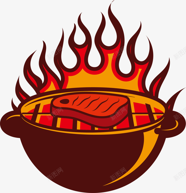 红色卡通火炉烤炉png免抠素材_88icon https://88icon.com 517 BBQ 吃货节 火炉 烤肉 烧烤 美食节 食品 餐饮