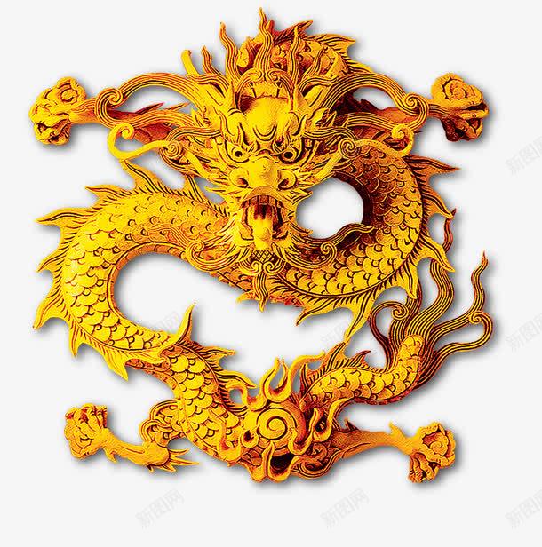 中国龙png免抠素材_88icon https://88icon.com 中国龙 五爪金龙 五爪龙 金黄色龙抬头龙图案 金龙吉祥 金龙图案 龙