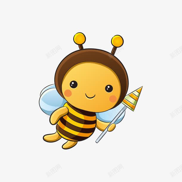 蜜蜂png免抠素材_88icon https://88icon.com 卡通蜜蜂 可爱 虫类 蜜蜂 飞行