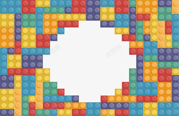 多彩卡通乐高积木png免抠素材_88icon https://88icon.com 乐高积木 彩色积木 矢量png 积木