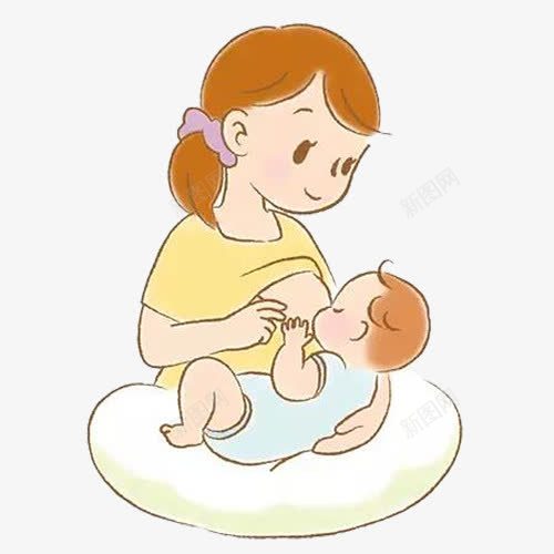 卡通宝宝吃母乳png免抠素材_88icon https://88icon.com 亲子 卡通 卡通亲子旅行一家人 吃奶 喂奶 宝宝 宝宝吃奶 母乳 母婴