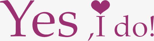 YESIDO字体婚礼展架png免抠素材_88icon https://88icon.com do yes 图片 婚礼 字体