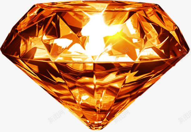 金光闪闪的金色钻石png免抠素材_88icon https://88icon.com 金光闪闪 金色 钻石