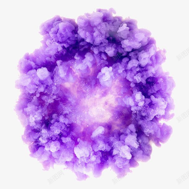 紫色心花怒放png免抠素材_88icon https://88icon.com 唯美 宇宙 心动 浪漫 烟雾 爆炸烟雾 紫色