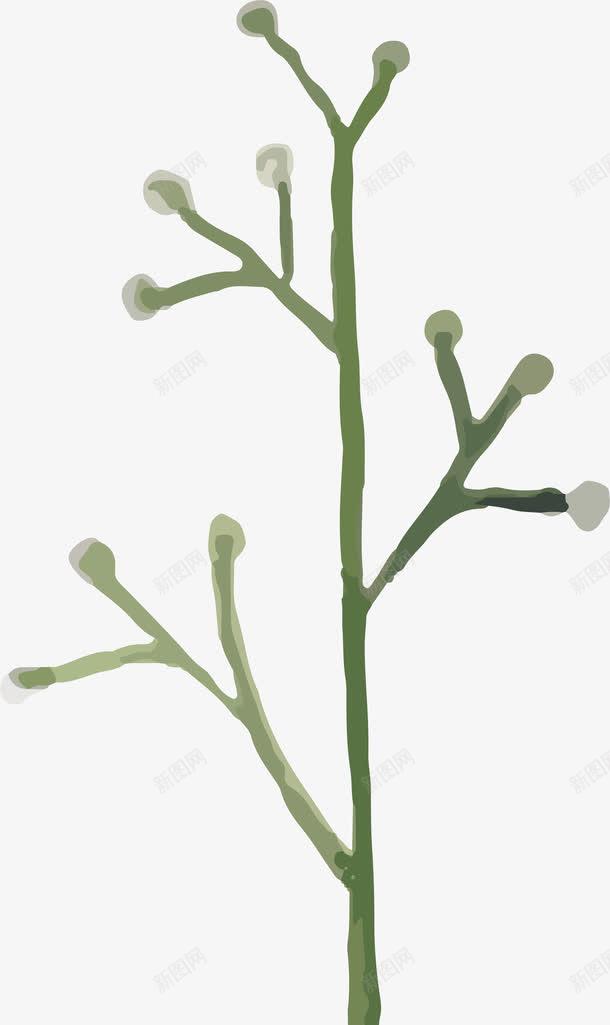 手绘树枝png免抠素材_88icon https://88icon.com 手绘树枝 春天 春天小清晰 春天植物 春天矢量 春天装饰 植物