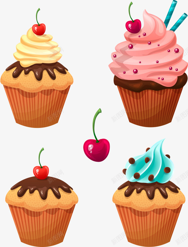 卡通甜点蛋糕矢量图ai免抠素材_88icon https://88icon.com 卡通蛋糕 甜品 甜点 矢量图 矢量蛋糕 蛋糕 蛋糕胚