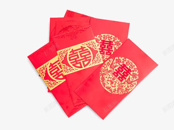 红色喜字红包喜庆png免抠素材_88icon https://88icon.com 喜字 喜庆 红包 红色