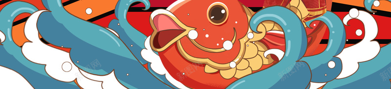 手绘鼠年送福到背景图psd设计背景_88icon https://88icon.com 卷轴 国潮 国潮背景墙 手绘元素 插画海浪 新图网 海浪 生肖鼠 祥云 送福到 鞭炮元素 鲤鱼 鼠年