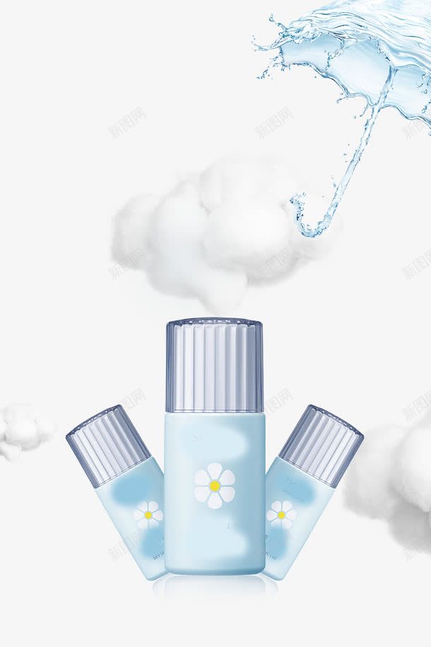 唯美清新太阳伞防晒霜广告png免抠素材_88icon https://88icon.com 兴奋 化妆品广告 夏天促销 太阳伞 广告模板 护肤品 水润 海报背景 清新唯美 遇见阳光 防晒霜 防晒霜海报