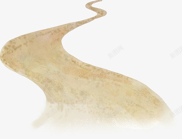 手绘风格道路海报png免抠素材_88icon https://88icon.com 海报 道路 风格