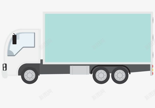 货车矢量图ai免抠素材_88icon https://88icon.com vi模板 矢量图 蓝色 货车 长头货车