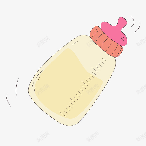 可爱的婴儿物品奶瓶png免抠素材_88icon https://88icon.com 儿童衣服 别针 可爱的 奶嘴 奶瓶 婴儿物品 婴儿用品 手绘 袜子 铃铛