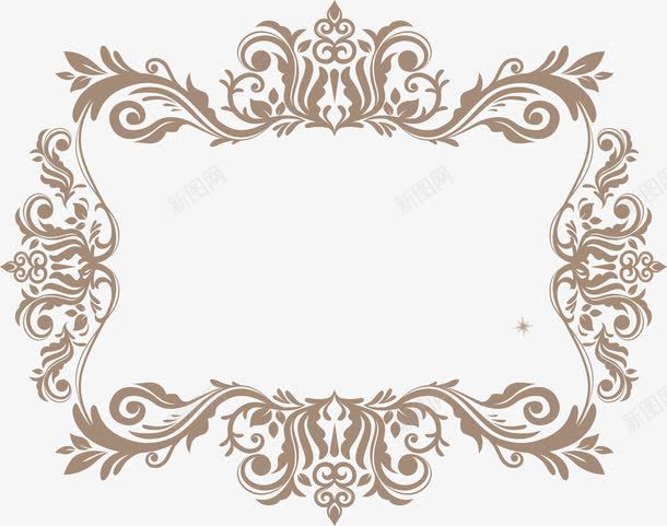 经典欧式边框矢量图eps免抠素材_88icon https://88icon.com 报纸拼贴 报纸排版 欧洲 矢量图 经典 美丽 花纹