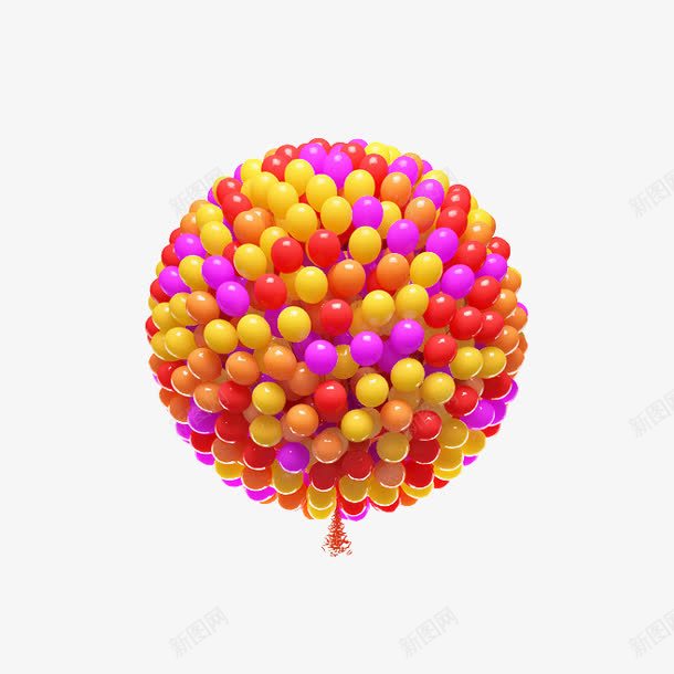 圆形气球彩色png免抠素材_88icon https://88icon.com 圆形 彩色 气球