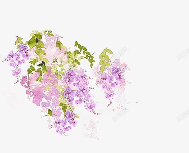 花儿开了png免抠素材_88icon https://88icon.com 春天到了 简单的唯美图片 紫色的花 背景图片 装饰图案