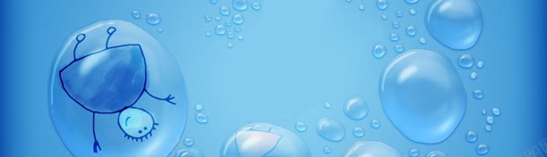 手绘唯美插画banner壁纸jpg设计背景_88icon https://88icon.com 儿童节 创意设计 展板 水珠 漫画 童趣