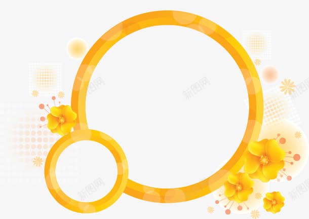 简约清新边框png免抠素材_88icon https://88icon.com 图形 圆形 圆形边框 形状 简约 网点 网纹 花朵