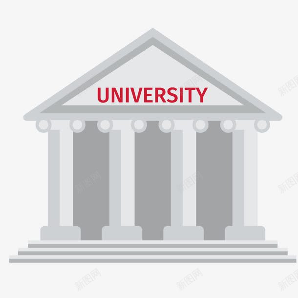 灰色欧美建筑大学矢量图ai免抠素材_88icon https://88icon.com 大学 建筑 欧美 灰色 灰色建筑 矢量图