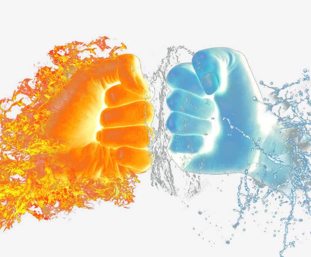 拳头光效png免抠素材_88icon https://88icon.com 冰 力量 夏日 拳头 握拳 火 较量