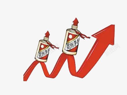 茅台酒价格上涨png免抠素材_88icon https://88icon.com 上涨 价格 手绘 茅台酒
