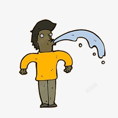 卡通人物吐口水png免抠素材_88icon https://88icon.com 公共标志 卡通 卡通人物 吐口水 提示语 文明提示语 请勿随地吐痰 随地吐痰