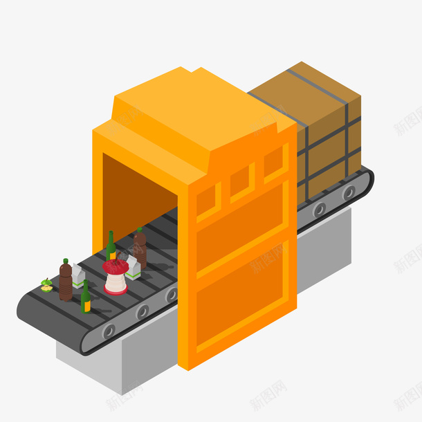 卡通垃圾分类处理机器png免抠素材_88icon https://88icon.com 分类 垃圾 垃圾处理站 机器设计 机械化