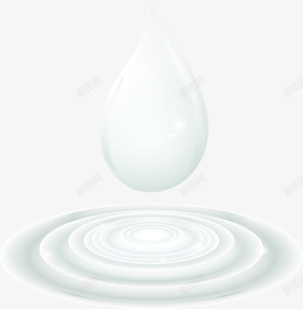 牛奶奶滴png免抠素材_88icon https://88icon.com 乳白 奶滴 水滴 水纹 牛奶 食物 饮料