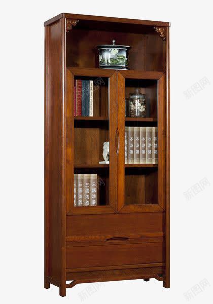 复古木质书架png免抠素材_88icon https://88icon.com 古典 复古 实物 家具 木质书架 素材 设计