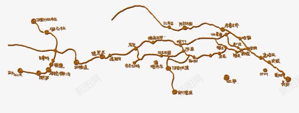 丝路沿途线路图png免抠素材_88icon https://88icon.com 一带一路 丝绸之路 丝绸路线 丝路 丝路文化 政策沟通 新丝绸之路 民心相通 沿线 海上丝绸之路 物流 经济互融 经济带 设施联通 贸易畅通 资金融通