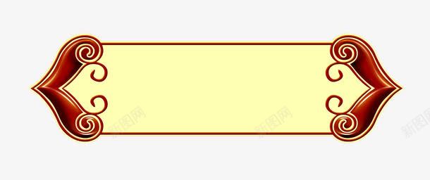 卡通复古边框png免抠素材_88icon https://88icon.com 匾额 卡通复古边框 招牌 牌匾 门头 门牌 餐馆