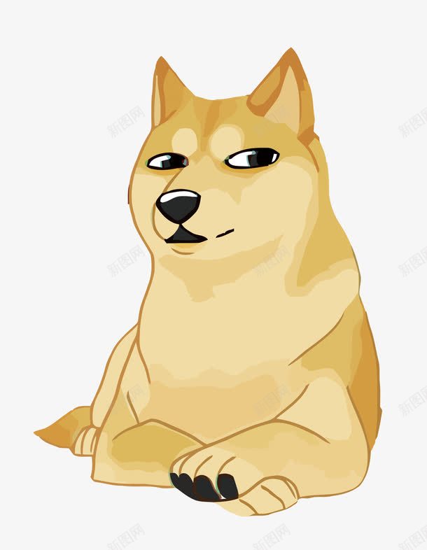 DOGE矢量图eps免抠素材_88icon https://88icon.com DOGE PNG图片 PNG图片素材 PNG素材 PNG素材免费下载 包元宵png图片 矢量图 秋田犬 表情包