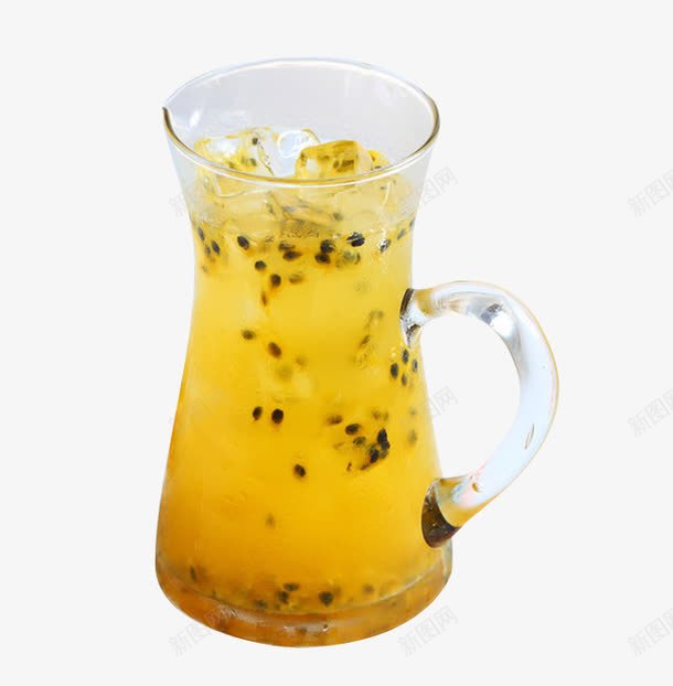 一杯百香果果汁png免抠素材_88icon https://88icon.com 新鲜水果汁 杯装饮料 水果饮料 百香果 百香果果汁