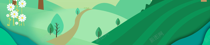 春季父子春游背景图psd设计背景_88icon https://88icon.com 手绘人物 春季 春游 柳条 燕子 父子 蝴蝶 郊游
