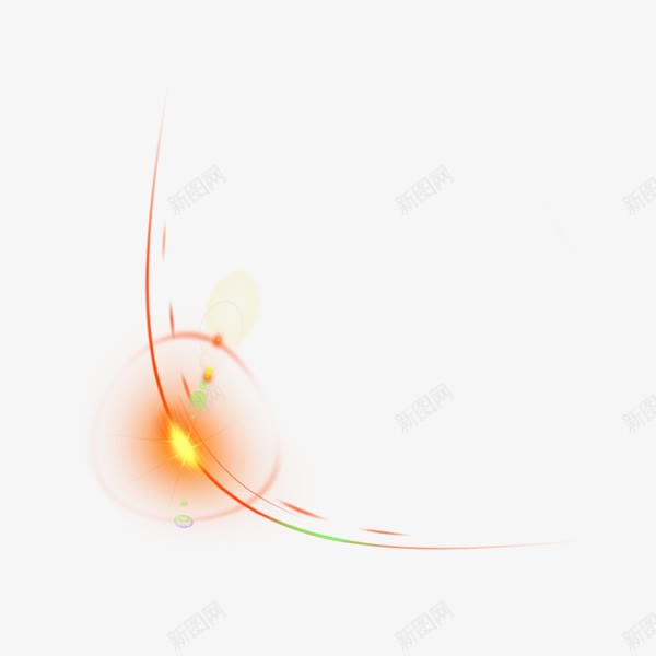 弧线光源png免抠素材_88icon https://88icon.com 光照效果 温暖 简约 酷炫 黄色