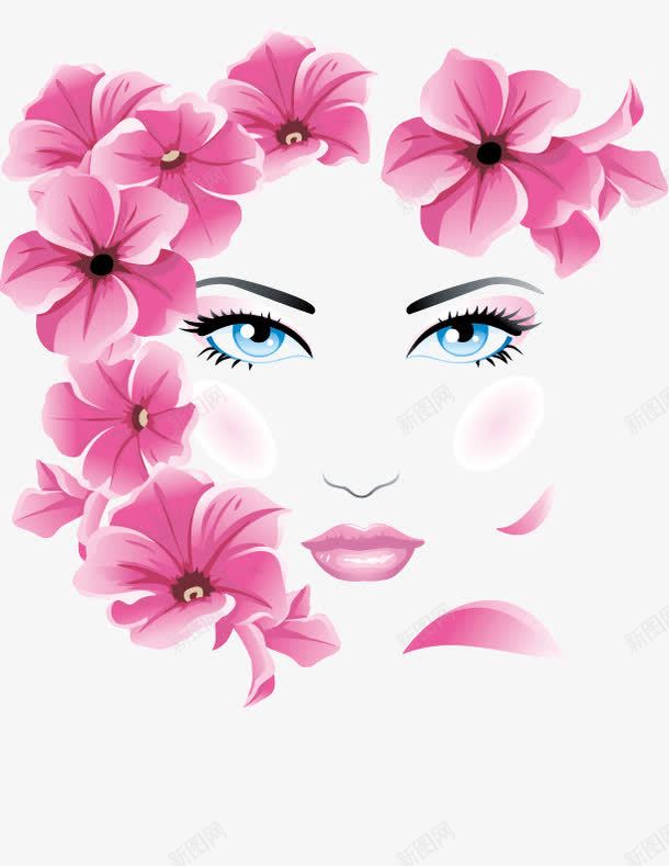 花卉美女轮廓剪影png免抠素材_88icon https://88icon.com 剪影 美女 花卉 花纹 轮廓