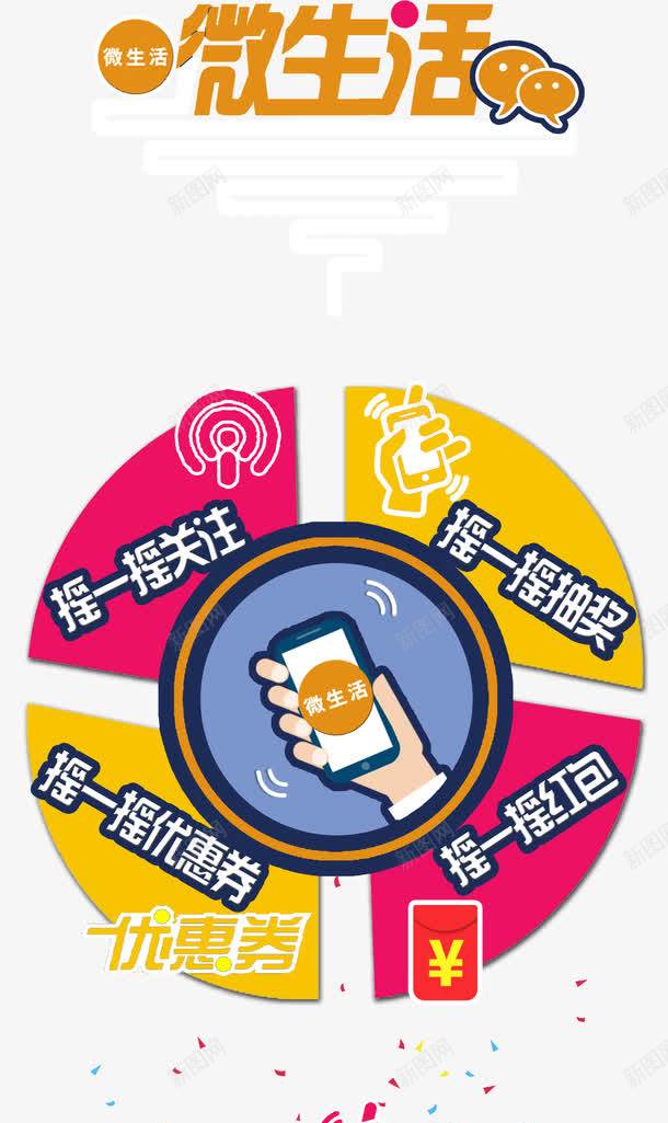 微生活摇一摇png免抠素材_88icon https://88icon.com 今天你摇了吗 微信摇一摇 微生活 摇一摇 摇一摇关注 摇一摇抽奖 摇一摇红包