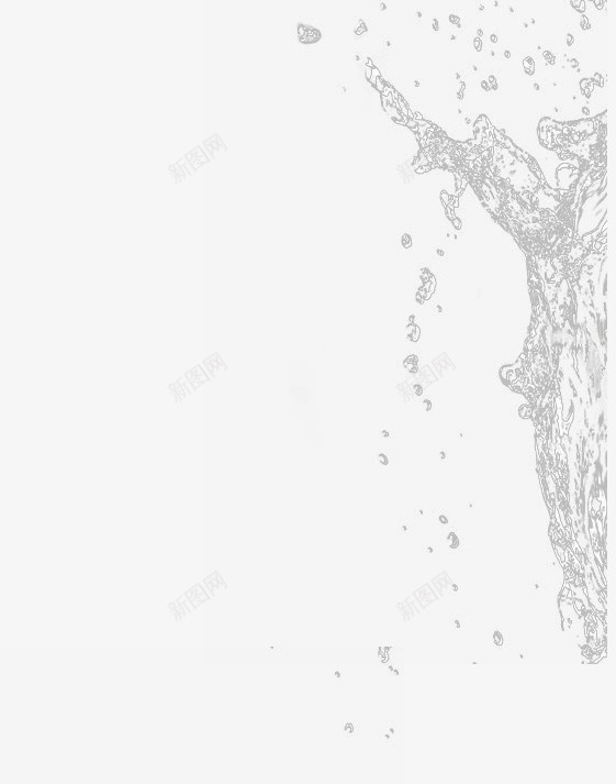 一滩白水png免抠素材_88icon https://88icon.com 一滩 大水珠 很多 水珠 白色