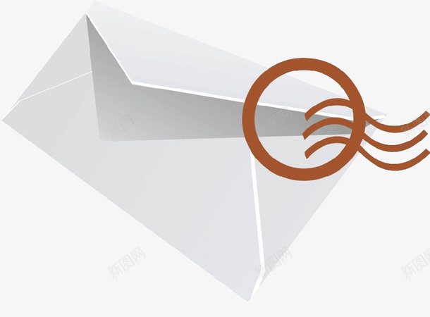 盖着邮戳的信函png免抠素材_88icon https://88icon.com 信函 免抠 棕色 白色 素材 邮戳